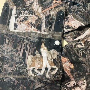 Blackmilk Medieval Print Overalls